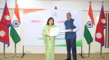 सगरमाथा संवादका लागि भारत सरकारबाट सवारीसाधन सहयोग  