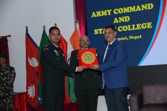 सैनिक कमाण्ड तथा स्टाफ तालिमको दीक्षान्त समारोह सम्पन्न