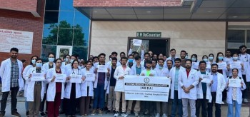 आवासीय चिकित्सकले ओपिडी सेवा बहिष्कार गर्दा बिरामी मर्कामा
