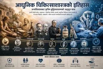 आधुनिक चिकित्साशास्त्रको इतिहास : अन्धविश्वासबाट कृत्रिम बुद्धिमत्तासम्मको अद्भुत यात्रा