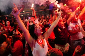 Brazil Election: Lula da Silva Supporters Celebrate Presidential Runoff Victory