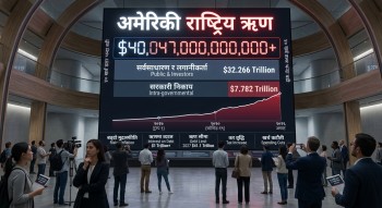 अमेरिकी ऋण ४० खर्ब डलर नाघ्यो