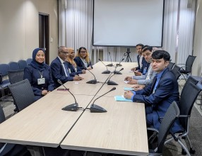 माल्दिभ्सका नेपालीको समस्याबारे स्वास्थ्य मन्त्री पौडेलद्वारा राज्यमन्त्रीसँग ध्यानाकर्षण