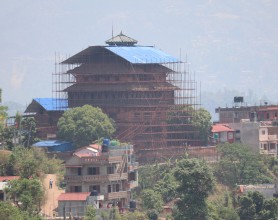 भूकम्पको एकदशकः अझै सकिएन साततले दरबारको पुनःनिर्माण
