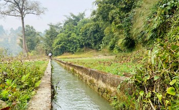 निर्माणाधीन सित्खा सिँचाइ आयोजना अलपत्र
