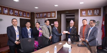 नागरिक लगानी कोषले गर्यो पूर्वाधार पुनर्निर्माण कोषमा ५१ लाख सहयोग