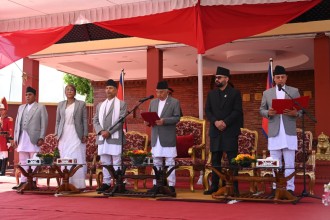 सभामुख अर्यालद्वारा पद तथा गोपनीयताको शपथ ग्रहण