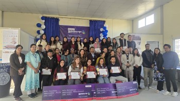 अन्तर कलेज एसियन पेन्ट्स डिजाइन प्रतियोगिताका उत्कृष्ट विद्यार्थी पुरस्कृत