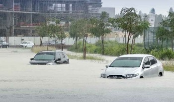 दुबईमा पुनः भारी वर्षा, उडानहरू रद्द, विद्यालय तथा कार्यालय बन्द