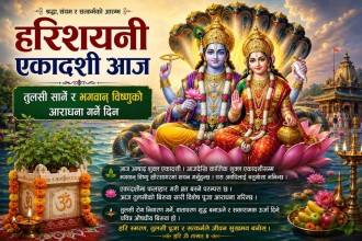 हरिशयनी एकादशी आज : तुलसी सार्ने परम्परासँगै चतुर्मासा व्रतको शुभारम्भ