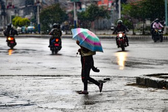 काठमाडौँसहित देशका यी स्थानमा वर्षा 