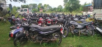 नवलपुर प्रहरीले बेच्यो रु ४१ लाखका सवारीसाधन