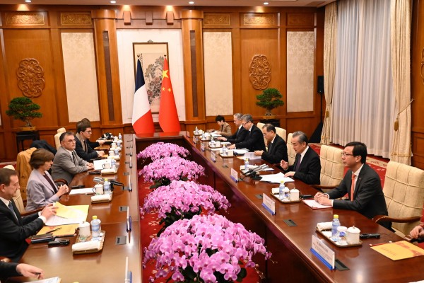 CHINA-FRANCE-DIPLOMACY