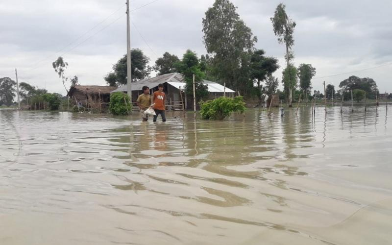 बाढीका कारण  कञ्चनपुरमा एक हजार छ सय २२ जना प्रभावित