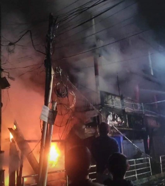 आगलागीबाट लाखौँ मूल्य बराबरको क्षति
