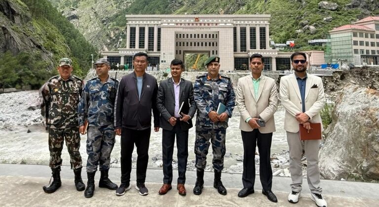 मितेरी पुलमा अस्थायी बेलिब्रिज निर्माण सुरु