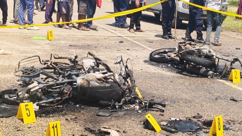 महोत्तरी मोटरसाइकल दुर्घटनाको थप विवरण :मृतक र घाइतेको विवरणसहित