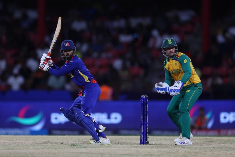 नेपालले गुमायो ऐतिहासिक जितको मौका, दक्षिण अफ्रिकासँग १ रनले  पराजित 