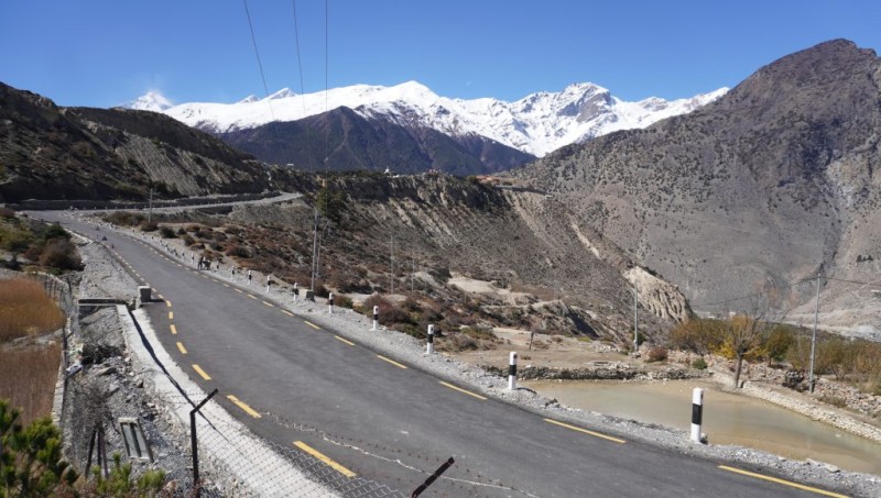 मुस्ताङमा चक्रपथ निर्माण अन्तिम चरणमा