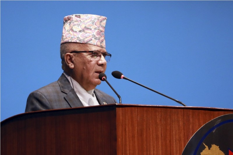 संविधानको रक्षा अहिलेको प्राथमिकता: अध्यक्ष नेपाल