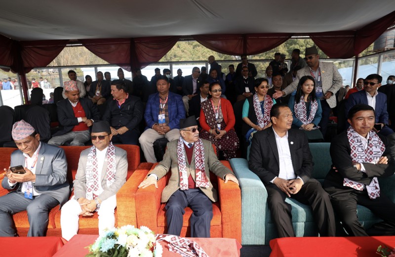 आइसिसी विश्वकप लिग- २ हेर्न प्रधानमन्त्री दाहाल कीर्तिपुर मैदानमा