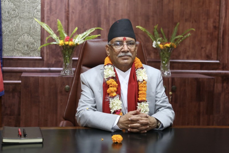 मेरा लागि गौरव, जिम्मेवारी र चुनौती छ: प्रधानमन्त्री दाहाल