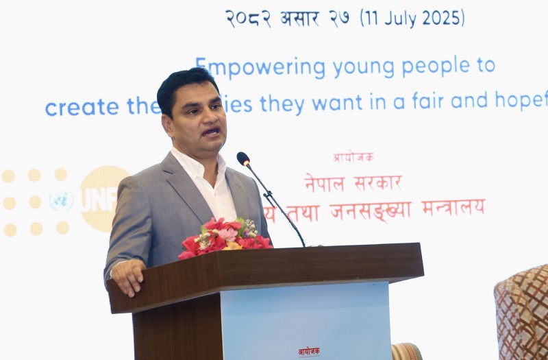 जनसाङ्ख्यिक चुनौती समाधान गर्न राष्ट्रिय नीति आवश्यकः मन्त्री पौडेल