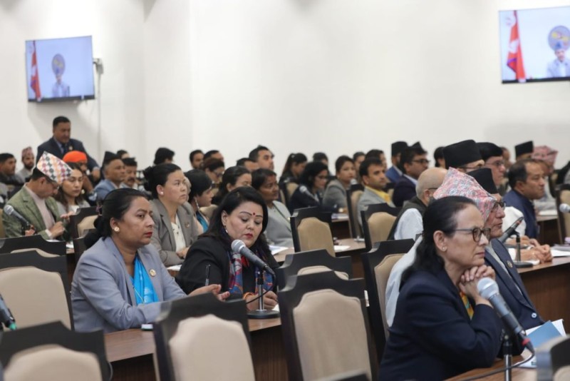 प्रतिनिधिसभा बैठक : संसद्मा व्यवस्थित समाचार सङ्कलन कक्ष व्यवस्था गर्न माग