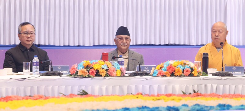  नेपाल र चीनबीचका सम्बन्धमा बौद्ध धर्म चम्किलो धागो बनेर रहेको छ :  प्रधानमन्त्री