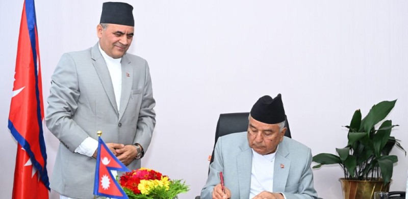 संवैधानिक परिषद् सम्बन्धी अध्यादेश राष्ट्रपति पौडेलद्वारा जारी