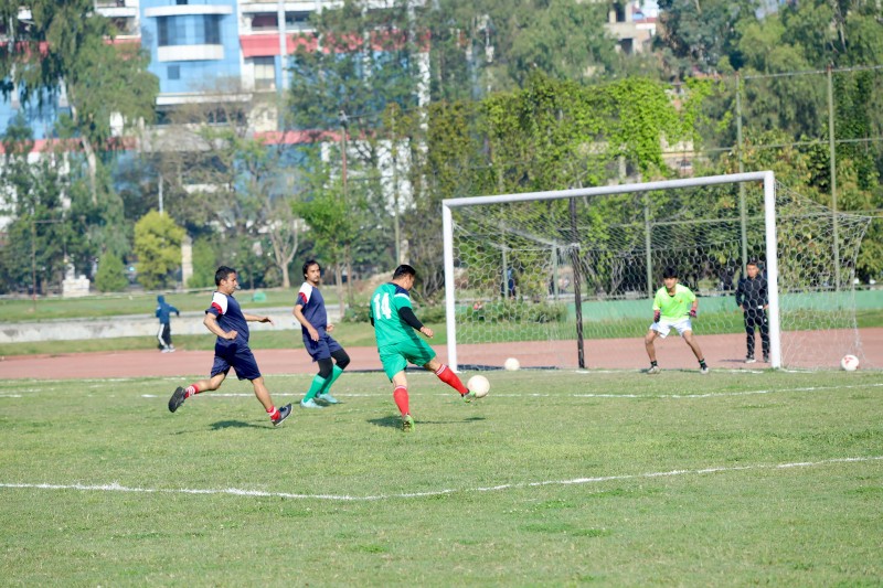  मैत्रीपूर्ण खेलमा सेनाको टोली विजयी