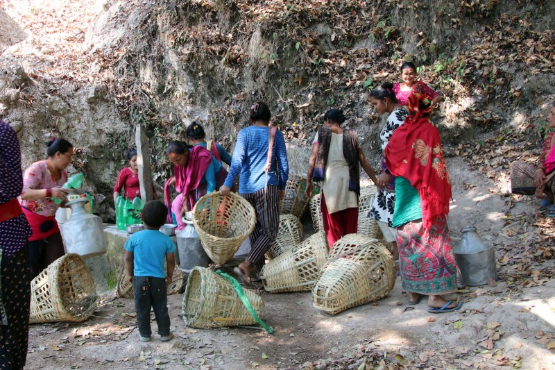 प्यूठानको ऐरावतीमा खानेपानी अभाव