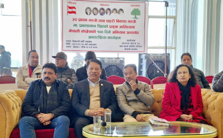 ‘कानुनी शासन स्थापित गर्नु कांग्रेसको पहिलो प्राथमिकता’