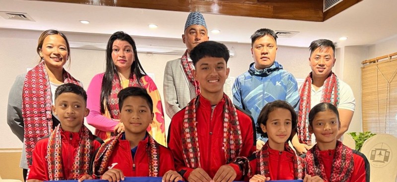 तेक्वान्दो टोली जापान जाँदै