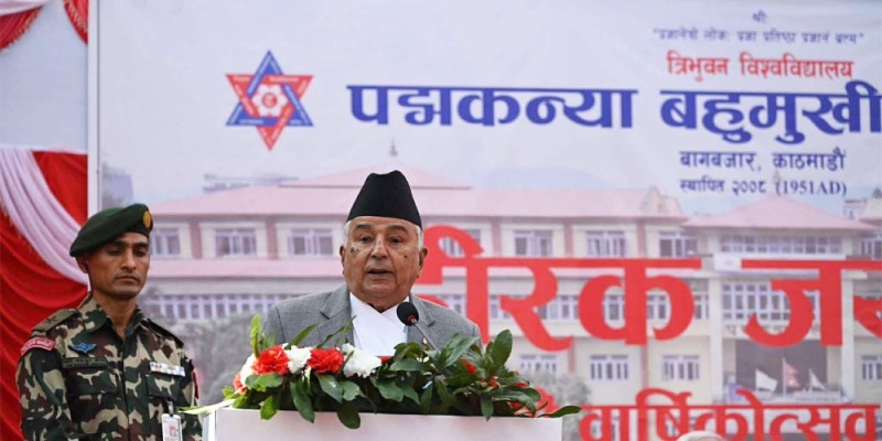 लोकतन्त्र, देश र जनताका लागि फागुन २१ गतेको निर्वाचन अपरिहार्य : राष्ट्रपति