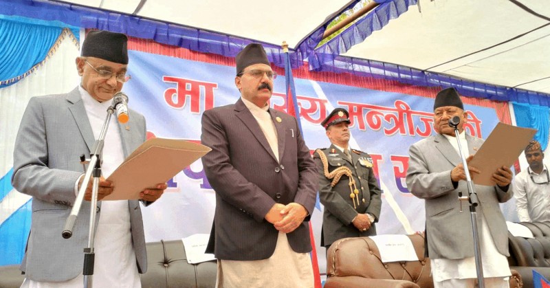 कर्णालीका नवनियुक्त मुख्यमन्त्री कँडेलले लिए पद तथा गोपनीयताको शपथ