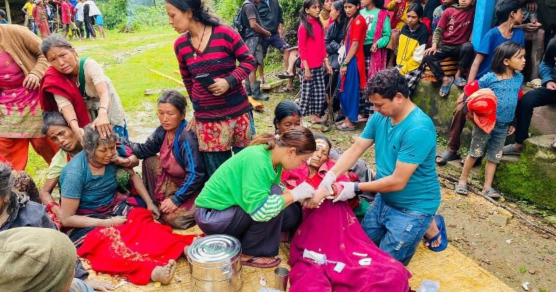 बडिगाड पहिरो : घाइते सबैको उद्धार