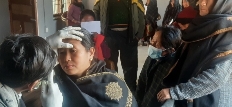 बारपाक सुलिकोटमा निःशुल्क मोतियाबिन्दुको शल्यक्रिया