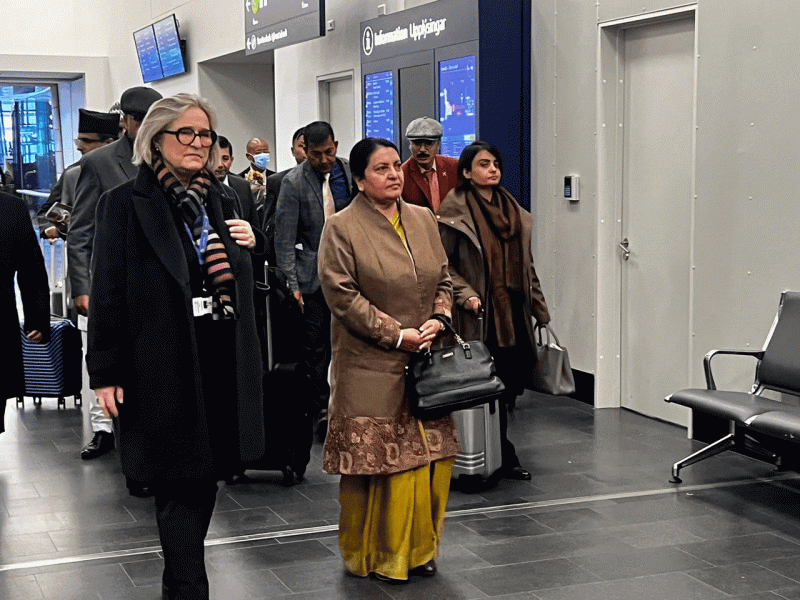 राष्ट्रपति भण्डारी आइसल्यान्डमा