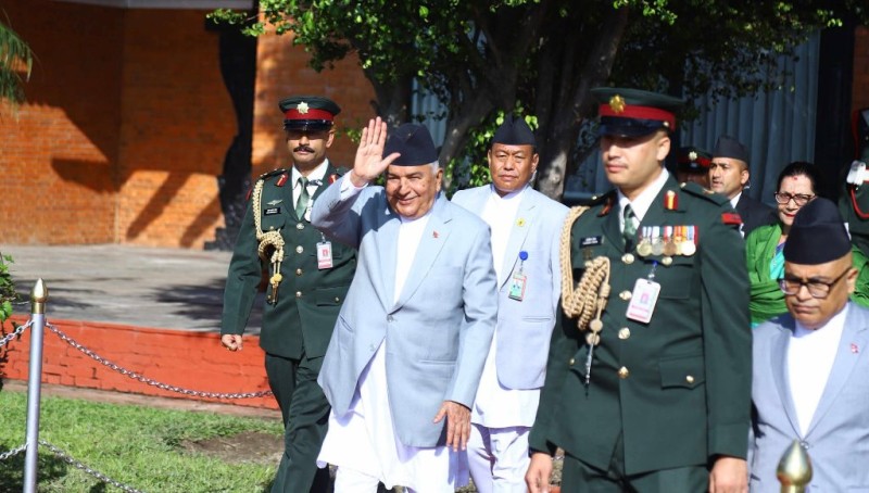 राष्ट्रपति पौडेल सामाजिक विकासका लागि दोस्रो विश्व शिखर सम्मेलनमा सहभागी हुन कतार प्रस्थान