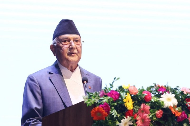 नेपाल सुशासन र विकासको अभियानमा अघि बढिरहेको छ: प्रधानमन्त्री ओली
