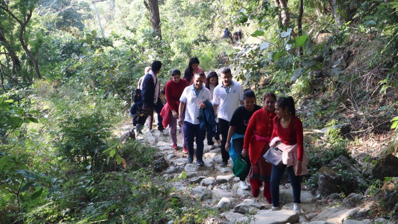 बुटवलको नयाँ ट्रेकिङ रुटः फूलबारी–नुवाकोटगढी