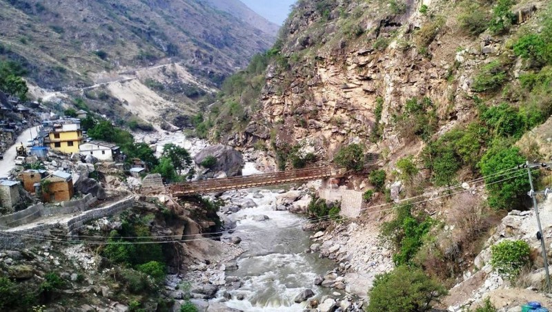  बेलीब्रिज बनेपछि कर्णाली राजमार्गमा जोडियो महावै पालिका